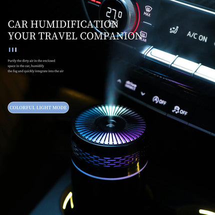 Colorful Cup Humidifier-USB Car and Home Dual-use Hollow Silent Large Spray Humidifier