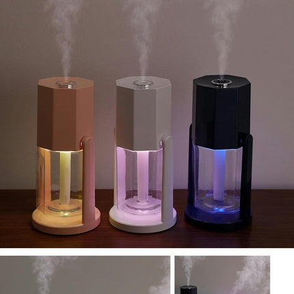 Shaking Head Humidifier USB Car Home Colorful Atmosphere Light Humidifier