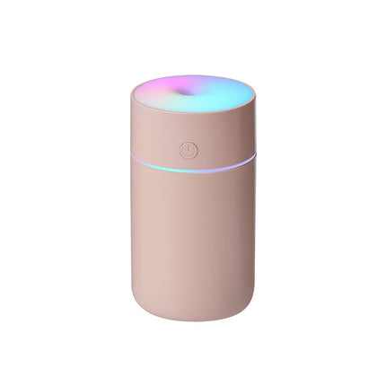 Small Humidifier, Portable Mini Humidifier with 7-color Lights for Home Car, Mini Desktop Humidifier