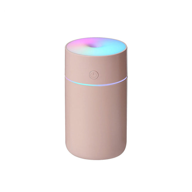 Small Humidifier, Portable Mini Humidifier with 7-color Lights for Home Car, Mini Desktop Humidifier