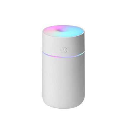 Small Humidifier, Portable Mini Humidifier with 7-color Lights for Home Car, Mini Desktop Humidifier