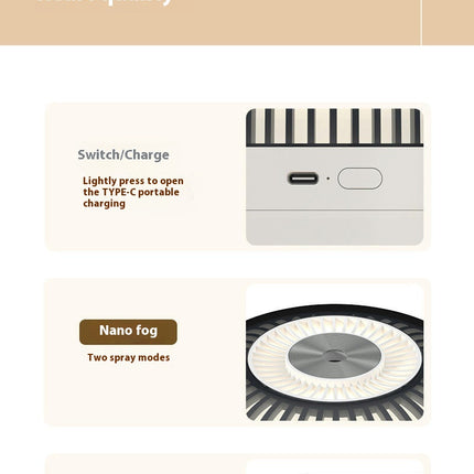 USB Humidifier Home Bedroom 500ml Colorful Night Light Large Capacity Humidifier