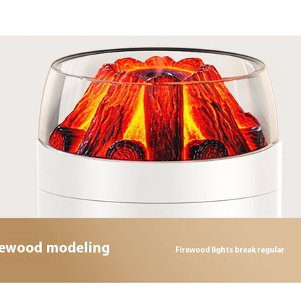 Creative Simulation Firewood Humidifier-USB Desktop 500ML Silent Air Humidifier