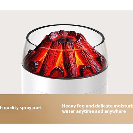 Creative Simulation Firewood Humidifier-USB Desktop 500ML Silent Air Humidifier
