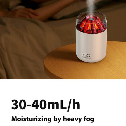 Creative Simulation Firewood Humidifier-USB Desktop 500ML Silent Air Humidifier
