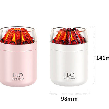 Creative Simulation Firewood Humidifier-USB Desktop 500ML Silent Air Humidifier