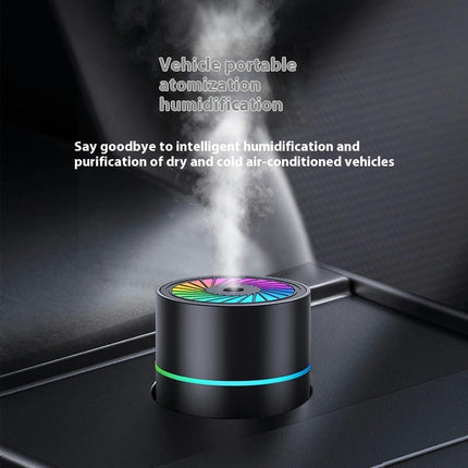 Colorful Cool Mini Humidifier, USB Personal Desktop Humidifier 2 Mist Modes, Super Quiet