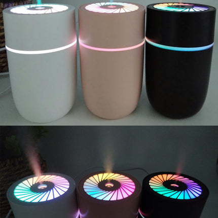 Colorful Cool Mini Humidifier, USB Personal Desktop Humidifier 2 Mist Modes, Super Quiet