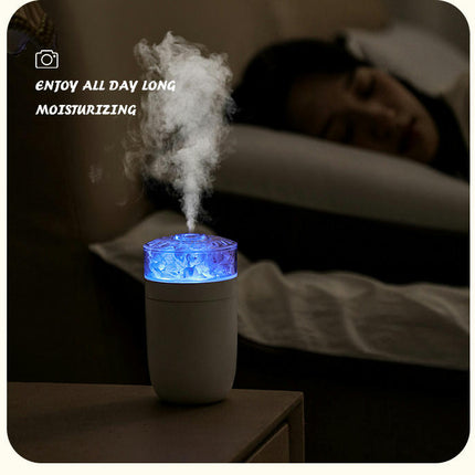 Simulation Flower Humidifier-USB Car Desktop Silent Colorful Light Small Humidifier