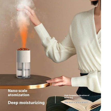 Volcano Humidifier, 280ml Ultrasonic Fine Mist Small Humidifiers, USB Personal Desktop Humidifier