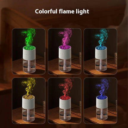 Volcano Humidifier, 280ml Ultrasonic Fine Mist Small Humidifiers, USB Personal Desktop Humidifier
