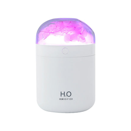 Preserved Flower Portable Humidifier, Waterless Auto Shut-Off,for Office Room Bedroom Livingroom