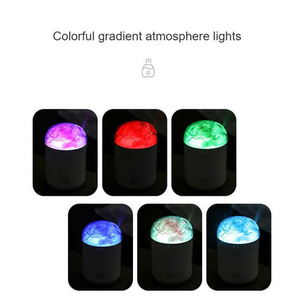 Preserved Flower Portable Humidifier, Waterless Auto Shut-Off,for Office Room Bedroom Livingroom