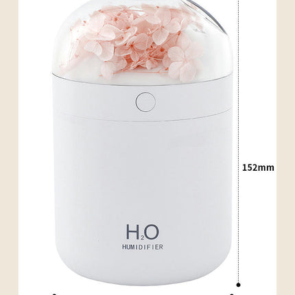 Preserved Flower Portable Humidifier, Waterless Auto Shut-Off,for Office Room Bedroom Livingroom