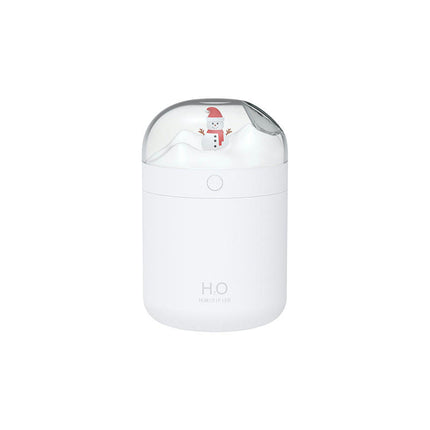 Christmas Snowman Humidifier USB Desktop Large Capacity Colorful Atmosphere Air Humidifier