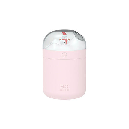 Christmas Snowman Humidifier USB Desktop Large Capacity Colorful Atmosphere Air Humidifier
