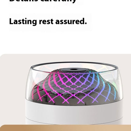 Glass Cup Humidifier-USB Desktop 500ml Large Capacity Silent Colorful Light Humidifier