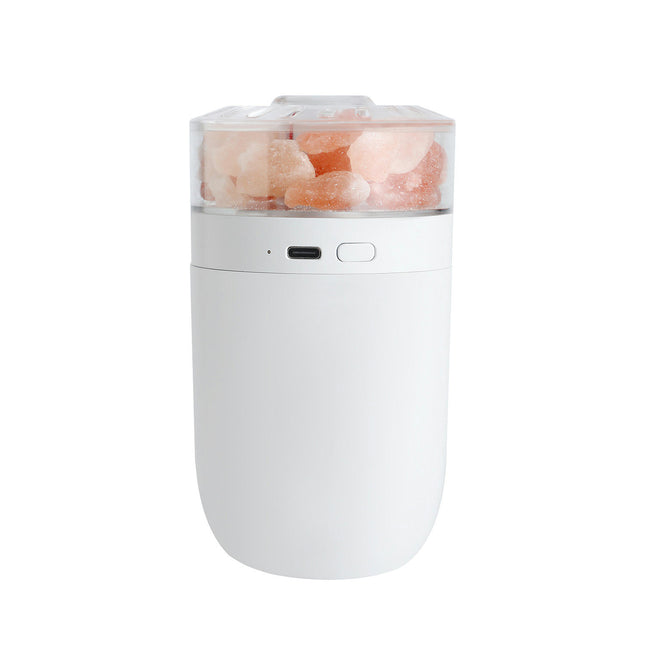 Salt Lamp Humidifier USB Charging 1200 MAh Car Dual-Purpose Colorful Air Humidifier