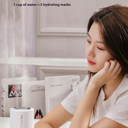 Small Humidifiers for Bedroom, 400ml Quiet Cool Mist Humidifiers for Car Office Desktop