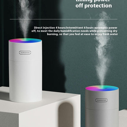 Colorful Cool Mini Humidifier, USB Personal Desktop Humidifier for Car, Office Room, Bedroom