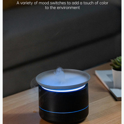 Simulation Mist Aromatherapy Machine Home Office USB Plug-in Colorful Atmosphere Light Humidifier