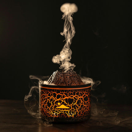 Aromatherapy Machine Home Desktop Humidifier Simulation Smoke Ring Flame Aromatherapy Machine