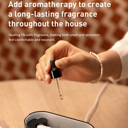 Simulated Flame Humidifier-7 Color Silent Aromatherapy Diffuser-Suitable for Bedroom and Office