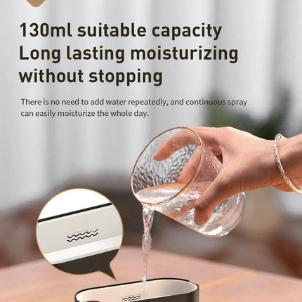Simulated Flame Humidifier-7 Color Silent Aromatherapy Diffuser-Suitable for Bedroom and Office
