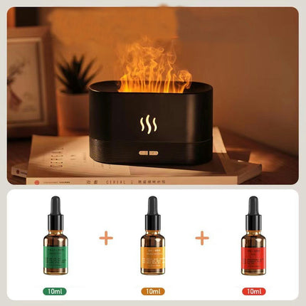 3D Simulation Flame Aromatherapy Machine USB Home Desktop Colorful Flame Humidifier