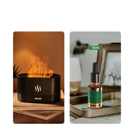 3D Simulation Flame Aromatherapy Machine USB Home Desktop Colorful Flame Humidifier