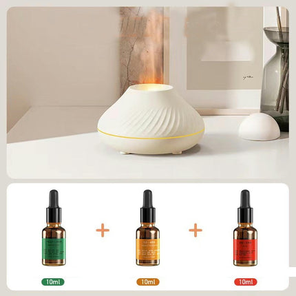 3D Simulation Flame Aromatherapy Machine USB Home Desktop Colorful Flame Humidifier