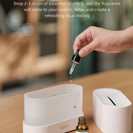 3D Simulation Flame Aromatherapy Machine USB Home Desktop Colorful Flame Humidifier