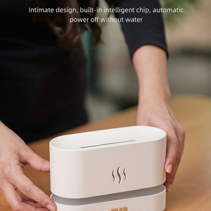 3D Simulation Flame Aromatherapy Machine USB Home Desktop Colorful Flame Humidifier