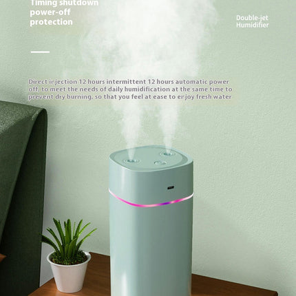 Office Large Fog Humidifier-Colorful Night Light USB Car Mini Atomizer