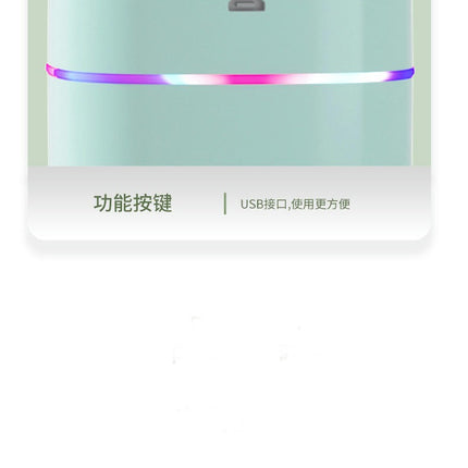 Office Large Fog Humidifier-Colorful Night Light USB Car Mini Atomizer