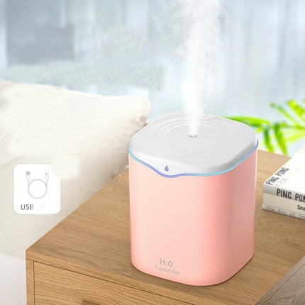Crack Flame Humidifier Ultrasonic Double Spray Desktop Bedroom Small Humidifier