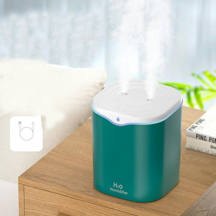 2L Large Capacity Humidifier Office Bedroom Home USB Double Spray Large Fog Air Humidifier