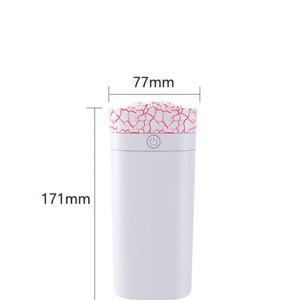 Double Spray Crack Air Humidifier - Mini Desktop Office Bedroom Small Large Spray Humidifier