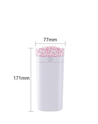 Double Spray Crack Air Humidifier - Mini Desktop Office Bedroom Small Large Spray Humidifier