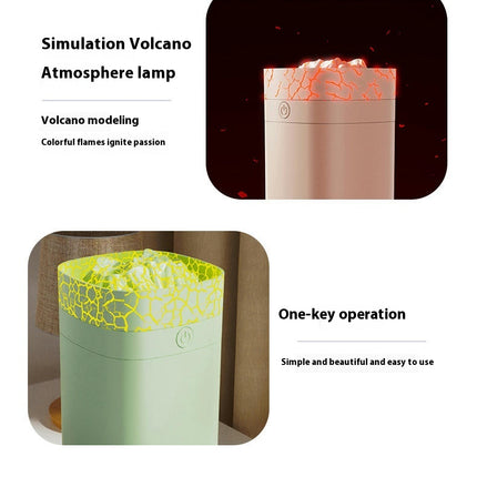 Double Spray Crack Air Humidifier - Mini Desktop Office Bedroom Small Large Spray Humidifier
