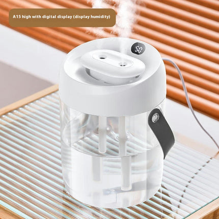 Air Humidifier-Home Bedroom Desktop Silent Large Fog Transparent Humidifier With Portable
