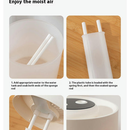 Air Humidifier for Bedroom Portable Desktop USB Humidifiers with Soft Night Light for Car Home Office