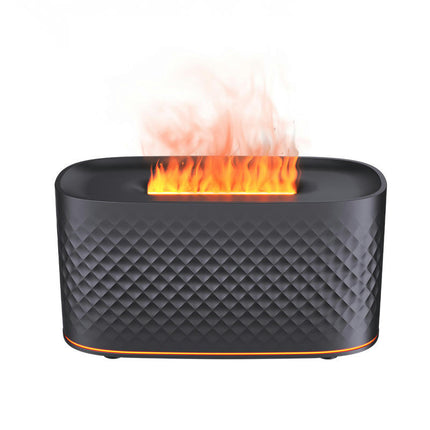 Crack Aroma Diffuser - Home Use Desktop Large Fog Colorful Simulation Flame Aroma Diffuser
