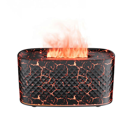 Crack Aroma Diffuser - Home Use Desktop Large Fog Colorful Simulation Flame Aroma Diffuser