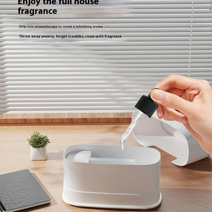 Crack Aroma Diffuser - Home Use Desktop Large Fog Colorful Simulation Flame Aroma Diffuser
