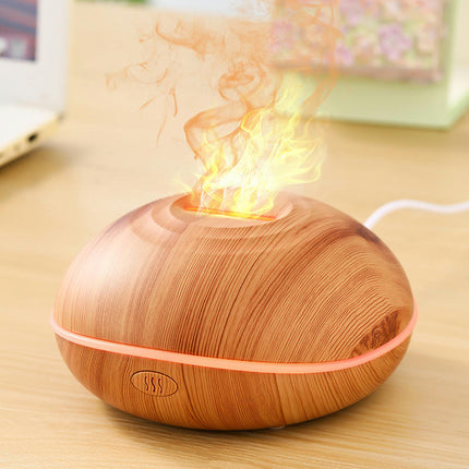 Essential Oil Diffuser Home Office Desktop Colorful Humidifier Flame Aromatherapy Machine