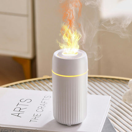 Mini Car Aromatherapy Diffuser Desktop Car Air Essential Oil Flame Silent Aromatherapy Diffuser