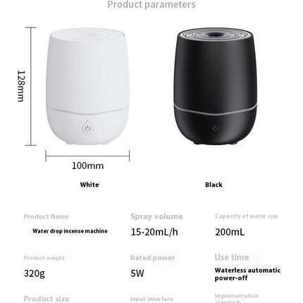 Colorful Mini Aroma Diffuser Humidifier, USB Rechargeable Super Quiet, Suitable For Travel Office Family