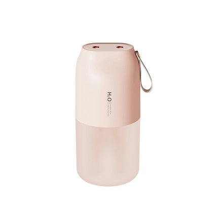 Double Dpray Humidifier-Home Bedroom Office Desk USB Car Warm Light Humidifier