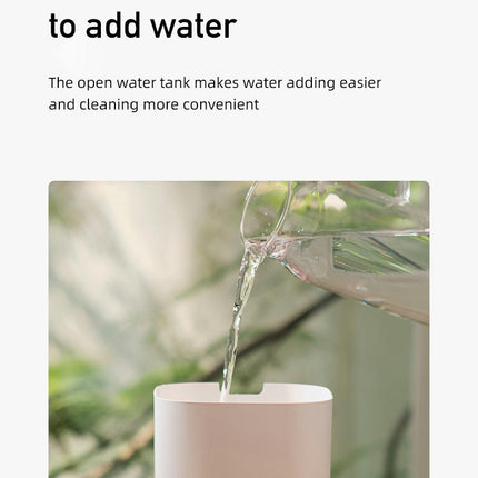 Double Spray Mist Humidifier-3L Large Capacity Desktop Bedroom Dormitory Silent Humidifier